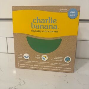 Charlie Banana Eco-Friendly Cloth Diaper in Green NEW